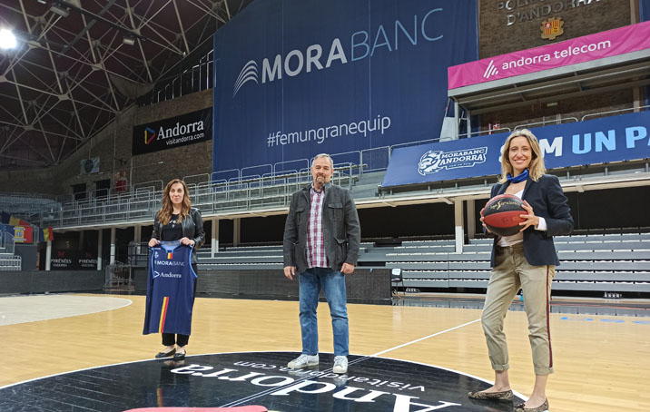 MoraBanc cedeix els seus espais publicitaris a les finals ACB per promocionar Andorra